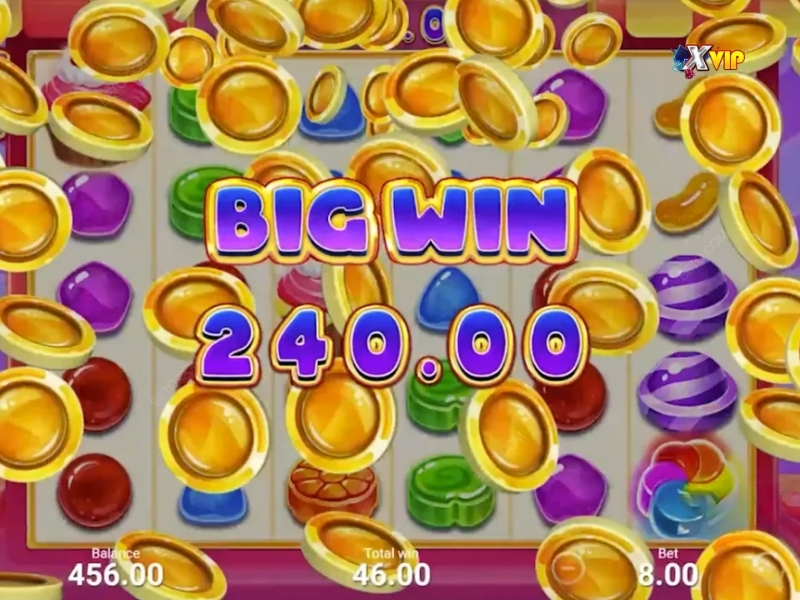 Candy Xvip cung cấp nhiều biểu tượng đặc biệt như Wild, Free Spin, và Bonus