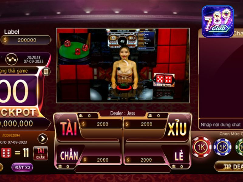 Sảnh live stream tài xỉu uy tín 789 Club